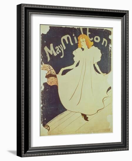 09:May Milton, France, 1895-Henri de Toulouse-Lautrec-Framed Giclee Print