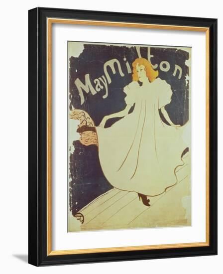 09:May Milton, France, 1895-Henri de Toulouse-Lautrec-Framed Giclee Print