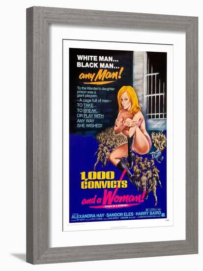 1,000 Convicts and a Woman!, Alexandra Hay, 1971-null-Framed Premium Giclee Print