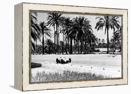 1.5 Litre Mercedes in Action, Tripoli Grand Prix, Tripoli, Libya, 1939-null-Framed Premier Image Canvas