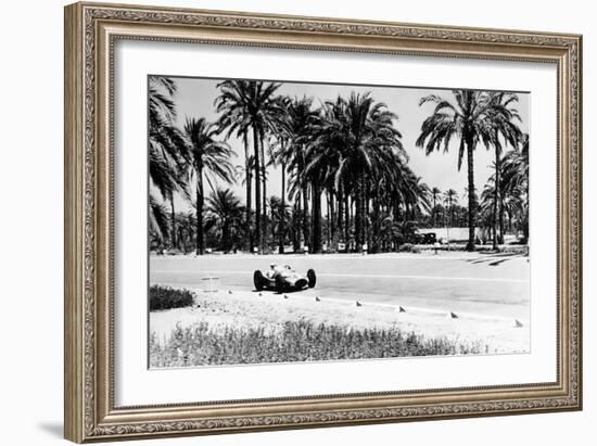 1.5 Litre Mercedes in Action, Tripoli Grand Prix, Tripoli, Libya, 1939-null-Framed Photographic Print