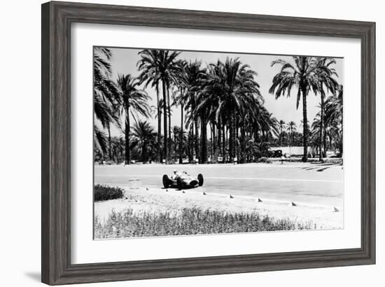 1.5 Litre Mercedes in Action, Tripoli Grand Prix, Tripoli, Libya, 1939-null-Framed Photographic Print