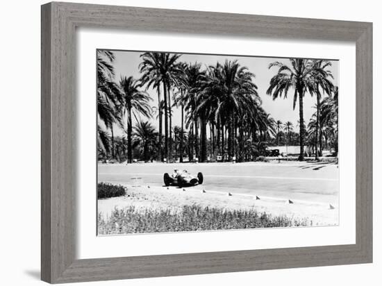 1.5 Litre Mercedes in Action, Tripoli Grand Prix, Tripoli, Libya, 1939-null-Framed Photographic Print