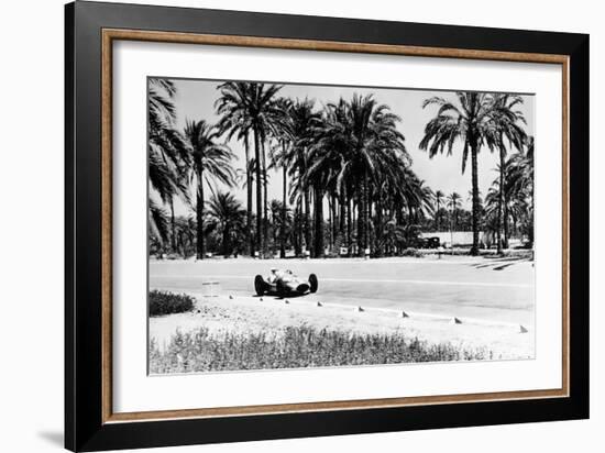 1.5 Litre Mercedes in Action, Tripoli Grand Prix, Tripoli, Libya, 1939-null-Framed Photographic Print