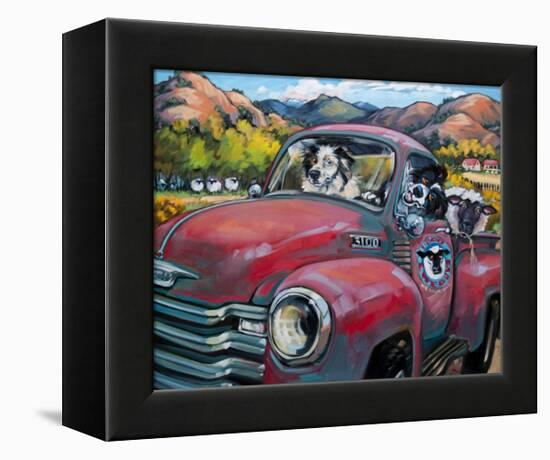 1-800 Ewe Guys-CR Townsend-Framed Stretched Canvas