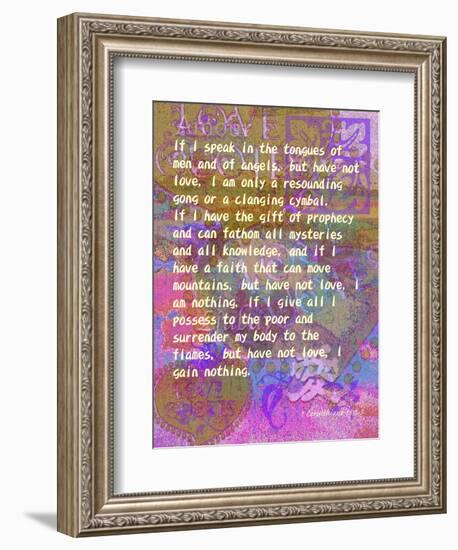 1 Corinthians 13:1-3-Cathy Cute-Framed Giclee Print