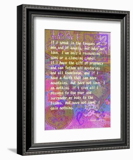 1 Corinthians 13:1-3-Cathy Cute-Framed Giclee Print