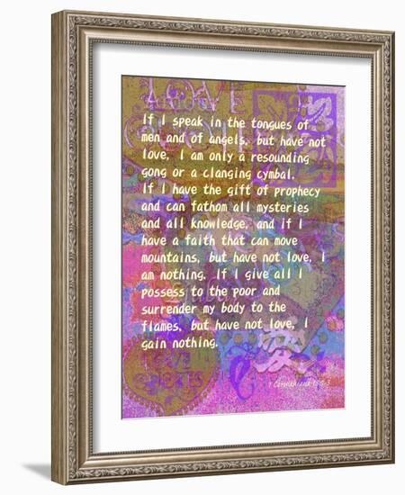 1 Corinthians 13:1-3-Cathy Cute-Framed Giclee Print