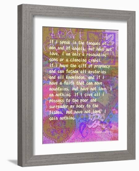 1 Corinthians 13:1-3-Cathy Cute-Framed Giclee Print