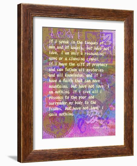 1 Corinthians 13:1-3-Cathy Cute-Framed Giclee Print