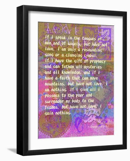 1 Corinthians 13:1-3-Cathy Cute-Framed Giclee Print