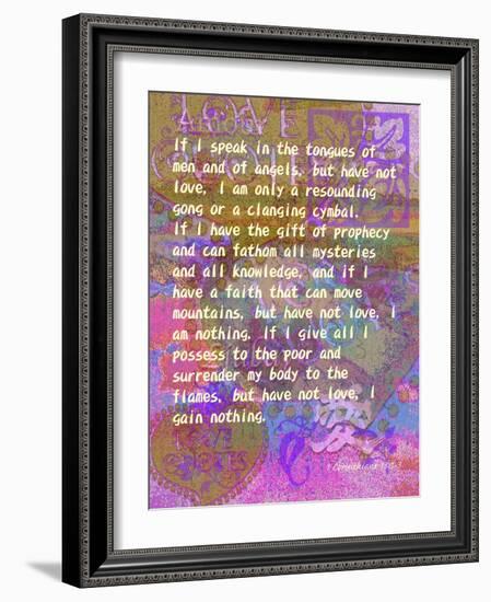 1 Corinthians 13:1-3-Cathy Cute-Framed Giclee Print