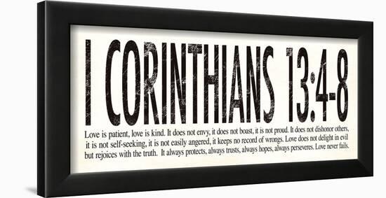 1 Corinthians 13:4-8-Stephanie Marrott-Framed Art Print