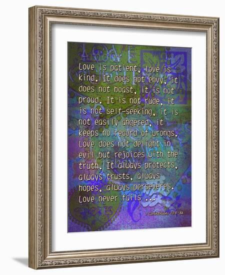 1 Corinthians 13:4-8A-Cathy Cute-Framed Giclee Print