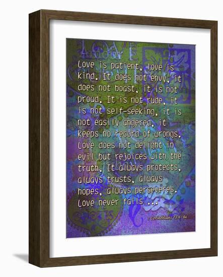 1 Corinthians 13:4-8A-Cathy Cute-Framed Giclee Print