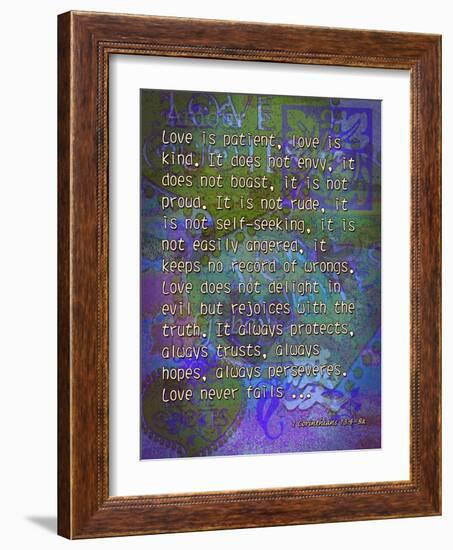 1 Corinthians 13:4-8A-Cathy Cute-Framed Giclee Print