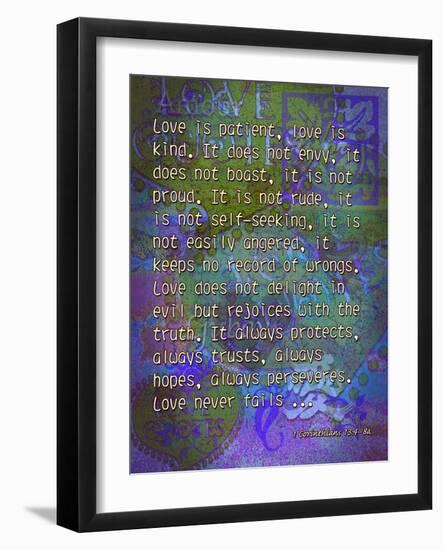 1 Corinthians 13:4-8A-Cathy Cute-Framed Giclee Print