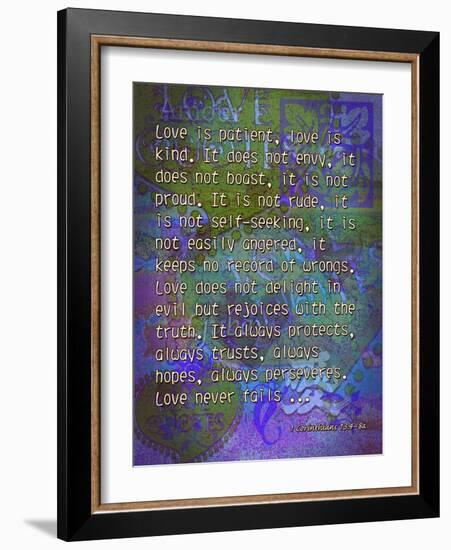 1 Corinthians 13:4-8A-Cathy Cute-Framed Giclee Print