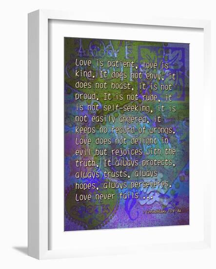 1 Corinthians 13:4-8A-Cathy Cute-Framed Giclee Print