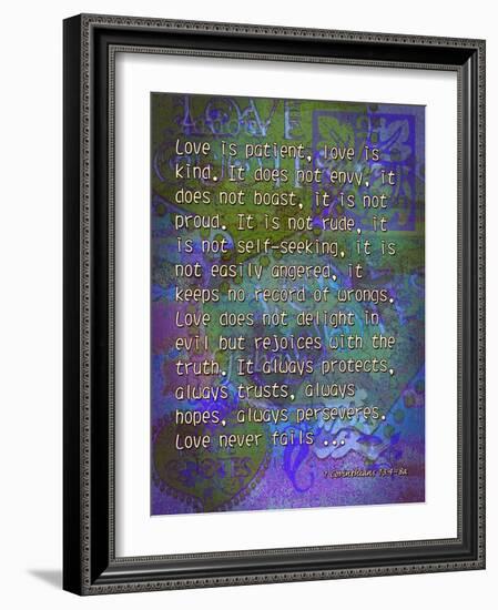 1 Corinthians 13:4-8A-Cathy Cute-Framed Giclee Print