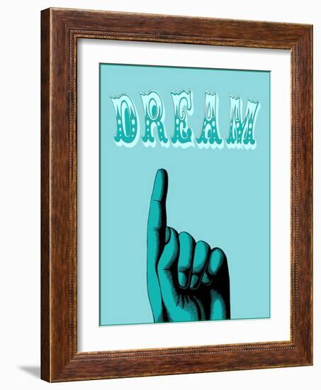 1 of 1 Dream-Ricki Mountain-Framed Art Print