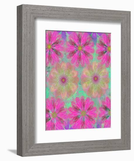 1 of 22 abstract art Circle Color Decor 3 D E-Ricki Mountain-Framed Art Print