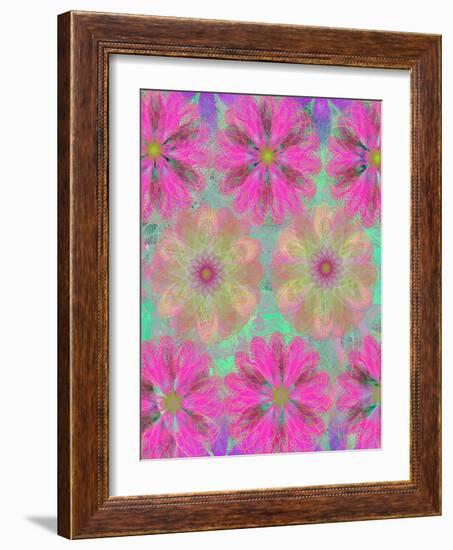 1 of 22 abstract art Circle Color Decor 3 D E-Ricki Mountain-Framed Art Print