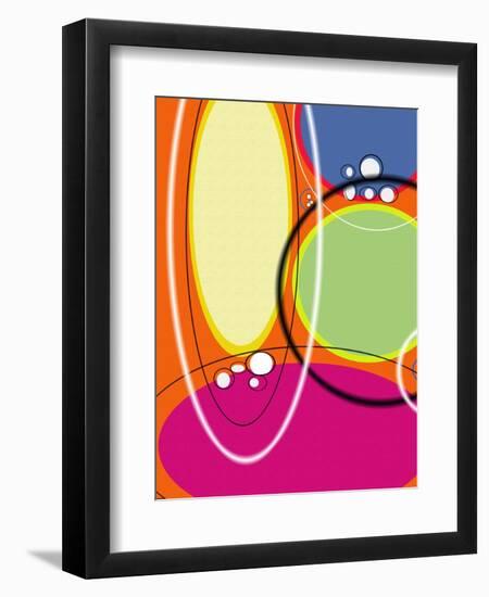 1 of 6 Abstract Art Retro Funk-Ricki Mountain-Framed Art Print