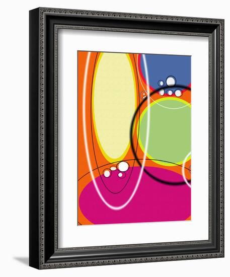 1 of 6 Abstract Art Retro Funk-Ricki Mountain-Framed Art Print