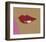 1 page from Lips Book, c. 1975-Andy Warhol-Framed Art Print