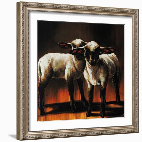 1 Sheep 2 Sheep-Sydney Edmunds-Framed Giclee Print