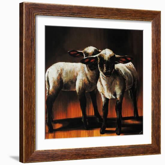 1 Sheep 2 Sheep-Sydney Edmunds-Framed Giclee Print