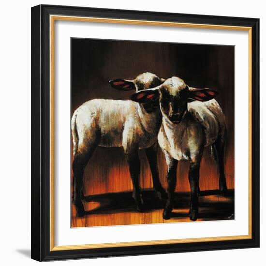 1 Sheep 2 Sheep-Sydney Edmunds-Framed Giclee Print