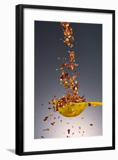 1 Tablespoon Red Pepper Flakes-Steve Gadomski-Framed Photographic Print