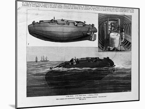 1. the Model. 2. the Engine Room. 3. Making a Plunge. the Science of Submarine Warfare - the Torped-null-Mounted Giclee Print
