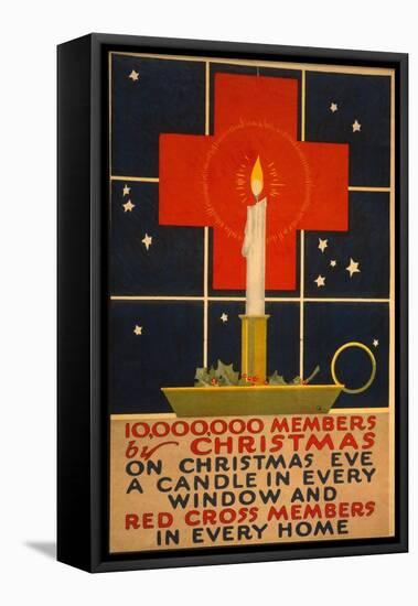 10,000,000 Members by Christmas-null-Framed Premier Image Canvas