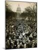 10,000 Unemployed Hunger Marchers to the Jammed the Streets Near the Capitol on Jan 7, 1932-null-Mounted Photo