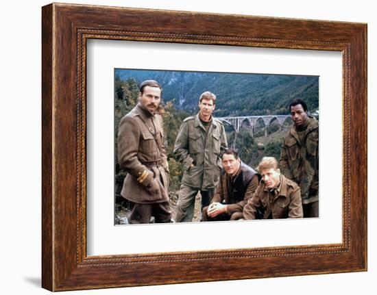 10 FROM NAVARONE, 1978 directed by GUY HAMILTON with Franco Nero, Harrison Ford, Robert Shaw, Edwar-null-Framed Photo