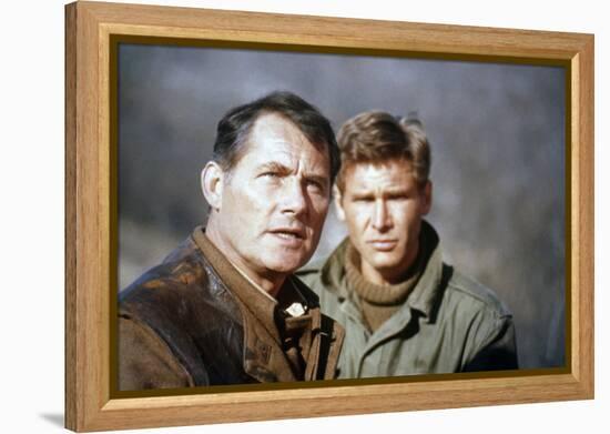 10 FROM NAVARONE, 1978 directed by GUY HAMILTON with Robert Shaw and Harrison Ford (photo)-null-Framed Stretched Canvas