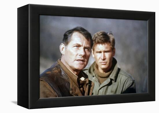 10 FROM NAVARONE, 1978 directed by GUY HAMILTON with Robert Shaw and Harrison Ford (photo)-null-Framed Stretched Canvas