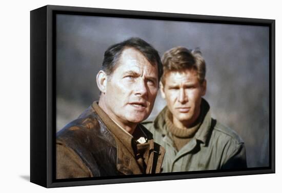 10 FROM NAVARONE, 1978 directed by GUY HAMILTON with Robert Shaw and Harrison Ford (photo)-null-Framed Stretched Canvas