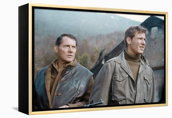 10 FROM NAVARONE, 1978 directed by GUY HAMILTON with Robert Shaw and Harrison Ford (photo)-null-Framed Stretched Canvas