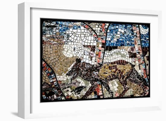 (10) From The Series, Twelve Tribes Of Israel-Joy Lions-Framed Giclee Print