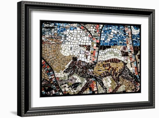 (10) From The Series, Twelve Tribes Of Israel-Joy Lions-Framed Giclee Print