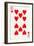 10 of Hearts from a deck of Goodall & Son Ltd. playing cards, c1940-Unknown-Framed Giclee Print