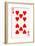 10 of Hearts from a deck of Goodall & Son Ltd. playing cards, c1940-Unknown-Framed Giclee Print