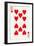 10 of Hearts from a deck of Goodall & Son Ltd. playing cards, c1940-Unknown-Framed Giclee Print