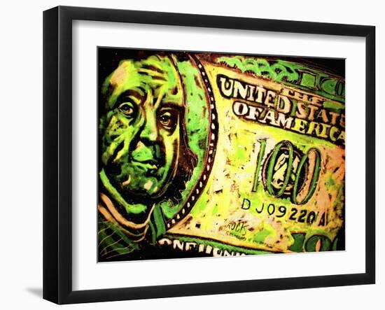 100 Bill-Rock Demarco-Framed Giclee Print