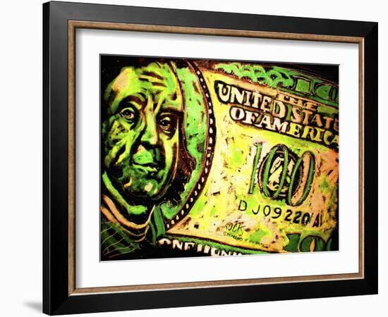 100 Bill-Rock Demarco-Framed Giclee Print