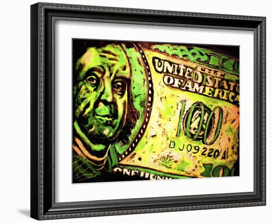 100 Bill-Rock Demarco-Framed Giclee Print